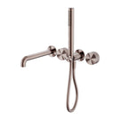 Nero Opal Progressive Shower System Separate Plate With Spout 230mm Brushed Bronze NR252003B230BZ - The Blue Space