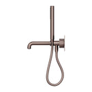 Side Nero Opal Progressive Shower System With Spout 250mm Brushed Bronze NR252003A250BZ - The Blue Space