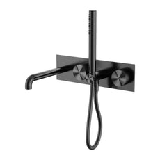 Nero Opal Progressive Shower System With Spout 250mm Graphite NR252003A250GR - The Blue Space