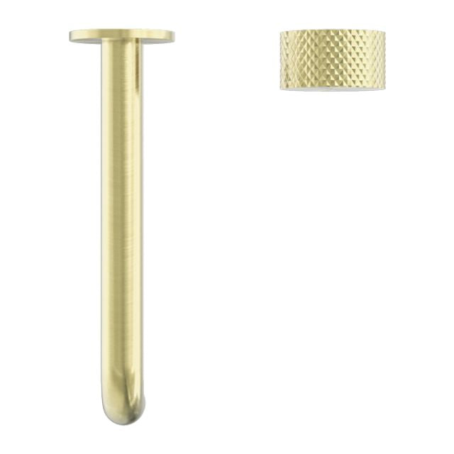 Top Nero Opal Progressive Wall Basin/Bath Set 185mm Brushed Gold NR252007A185BG - The Blue Space