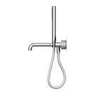 Side Nero Opal Progressive Shower System With Spout 230mm Brushed Nickel NR252003A230BN - The Blue Space