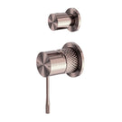 Nero Opal Shower Mixer With Divertor Separate Plate Brushed Bronze NR251909eBZ - The Blue Space