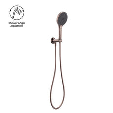 Nero Opal Shower On Bracket With Air Shower II Brushed Bronze NR251905FBZ - The Blue Space