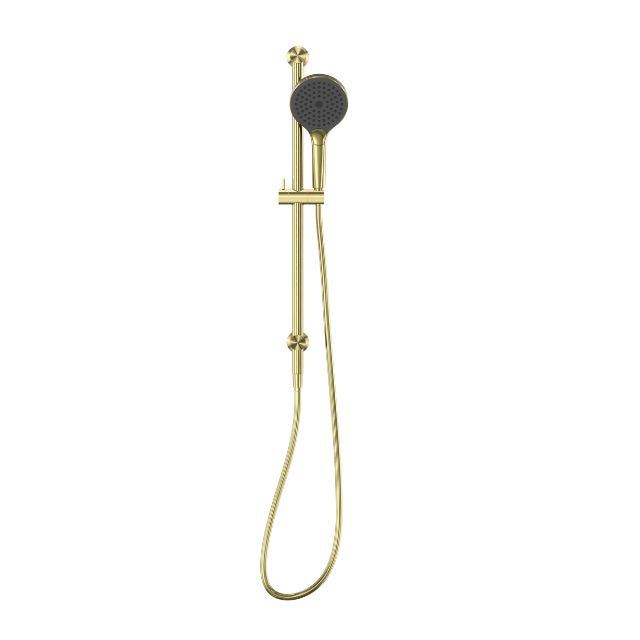 Buy Nero Opal Shower Rail With Air Shower II Brushed Gold NR251905GBG - The Blue Space