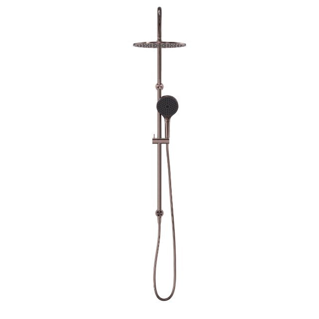 Buy Nero Opal Twin Shower With Air Shower II Brushed Bronze NR251905HBZ - The Blue Space