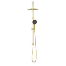 Buy Nero Opal Twin Shower With Air Shower II Brushed Gold NR251905HBG - The Blue Space