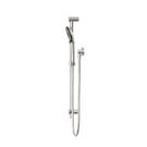 Shop Nero Round Metal Project Rail Shower Brushed Nickel NR318BN - The Blue Space