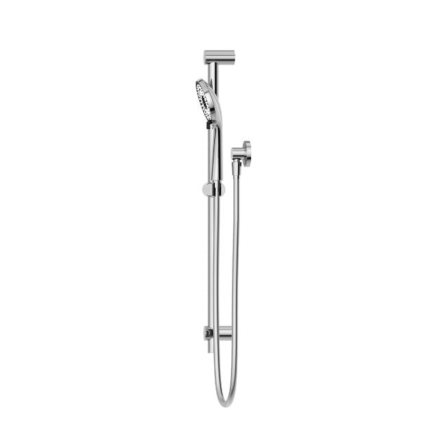 Shop Nero Round Metal Project Rail Shower Chrome NR318CH - The Blue Space