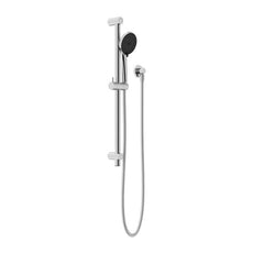 Nero Round Metal Project Rail Shower Chrome NR318CH - The Blue Space