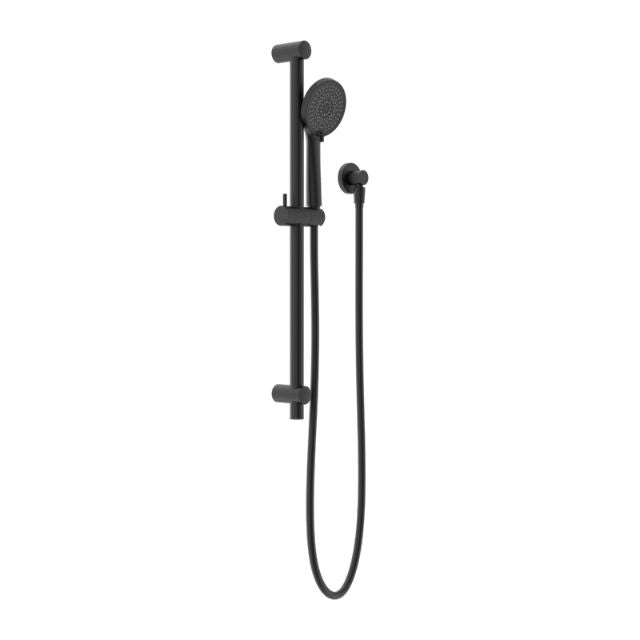 Nero Round Metal Project Rail Shower Matte Black NR318MB - The Blue Space