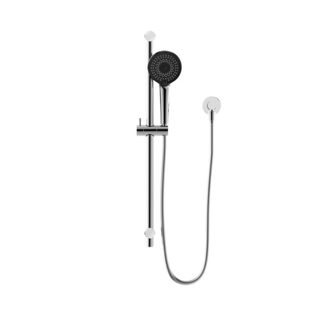 Buy Nero Round Metal Project Shower Rail Chrome - WELS 4 Star Rated  - NR319CH - The Blue Space