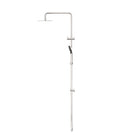 Buy Nero Round Project Twin Shower 4 Star Rating Brushed Nickel NR232105fBN - The Blue Space