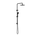 Nero Round Project Twin Shower 4 Star Rating Matte Black NR232105fMB - The Blue Space