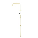 Shop Nero Round Project Twin Shower Brushed Gold NR232105DBG - The Blue Space