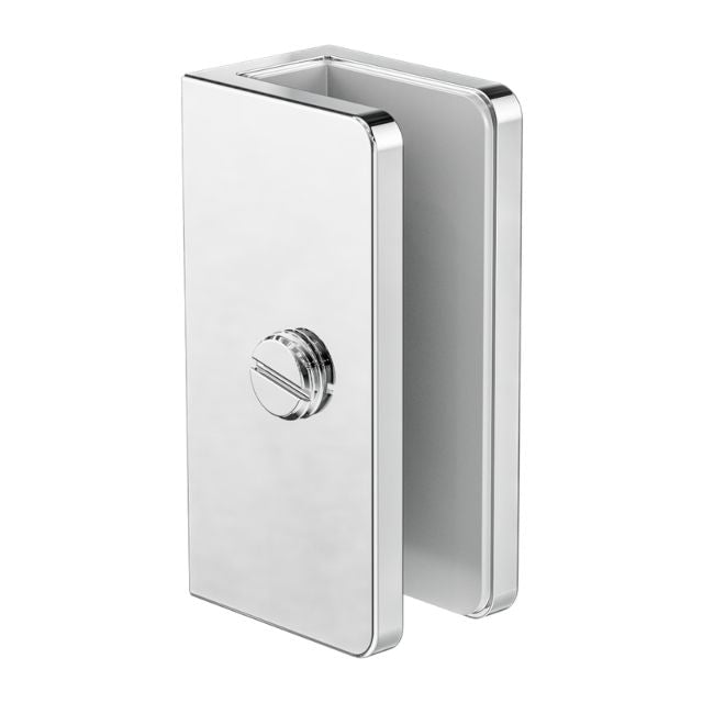 Nero Shower U-Shaped Bracket 10mm Glass Chrome NRSH203aCH - The Blue Space