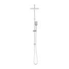 Buy Online Nero Square Project Twin Shower Brushed Nickel NR232105EBN - The Blue Space