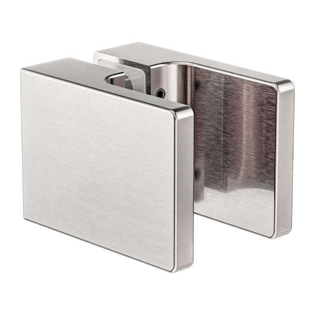 Nero Square Shower Knob Handle Brushed Nickel NRSH302aBN  - The Blue Space