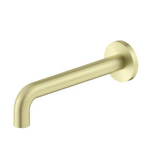 Buy Nero X Plus Wall Basin Set Spout Only 215mm Brushed Gold NR201607asBG - The Blue Space