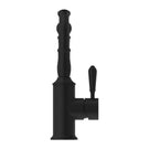 Buy Nero York Basin Mixer Hook Spout With Metal Lever Matte Black NR69210202MB - The Blue Space