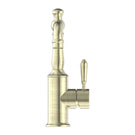 Buy Nero York Basin Mixer With Metal Lever Aged Brass NR69210102AB - The Blue Space