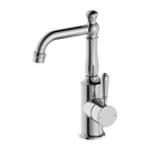 Nero York Basin Mixer With Metal Lever Chrome NR69210102CH - The Blue Space