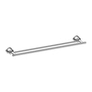 Nero York Double Towel Rail 600mm Chrome NR6924dCH - The Blue Space