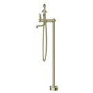 Buy Nero York Freestanding Bath Set With Metal Hand Shower Aged Brass NR692103a02AB - The Blue Space