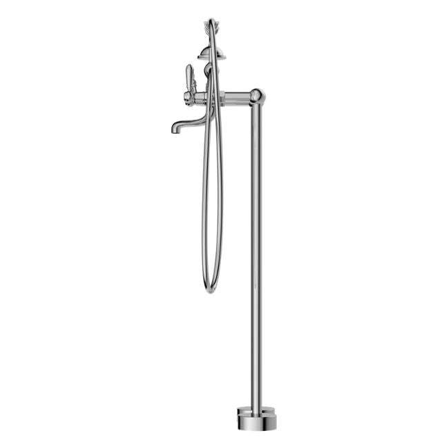 Buy Nero York Freestanding Bath Set With Metal Hand Shower Chrome NR692103a02CH - The Blue Space