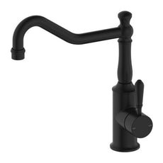 Nero York Kitchen Mixer Hook Spout With Metal Lever Matte Black NR69210702MB - The Blue Space