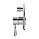 Buy Nero York Shower Mixer With Diverter With Metal Lever Chrome NR692109a02CH - The Blue Space