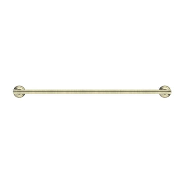 Buy Online Nero York Single Towel Rail 600mm Aged Brass NR6924AB - The Blue Space