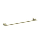 Nero York Single Towel Rail 600mm Aged Brass NR6924AB - The Blue Space