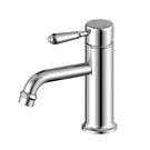 Nero York Straight Basin Mixer With Metal Lever Chrome NR692101b02CH - The Blue Space