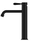 Buy Online Nero York Straight Tall Basin Mixer With Metal Lever Matte Black NR692101a02MB - The Blue Space