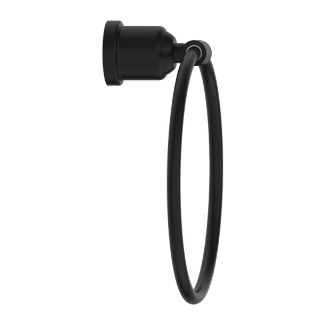 Buy Nero York Towel Ring Matte Black NR6980MB - The Blue Space