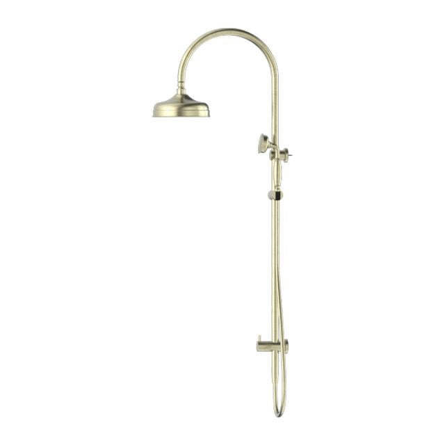 Buy Online Nero York Twin Shower With Metal Hand Shower Aged Brass NR69210502AB - The Blue Space