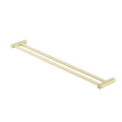 Nero Zen SS316L Double Towel Rail 800mm Brushed Gold NR1630dBG - The Blue Space