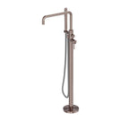 Nero Zen SS316L Freestanding Bath Mixer With Outdoor Shower Hose Brushed Bronze NR162203a01BZ - The Blue Space