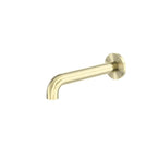 Nero Zen SS316L Round Basin/Bath Spout Only 185mm Brushed Gold NR162203b185BG - The Blue Space