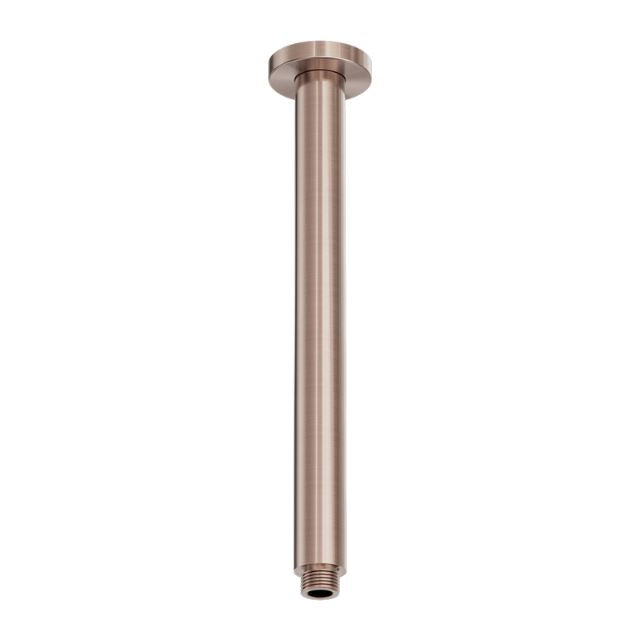 Nero Zen SS316L Round Ceiling Arm 300mm Length Brushed Bronze NR510BZ - The Blue Space