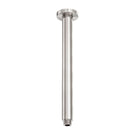 Nero Zen SS316L Round Ceiling Arm 300mm Length Brushed Nickel NR510BN - The Blue Space