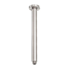 Nero Zen SS316L Round Ceiling Arm 300mm Length Brushed Nickel NR510BN - The Blue Space