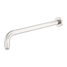 Nero Zen SS316L Round Shower Arm 400mm Length Brushed Nickel NR509BN - The Blue Space