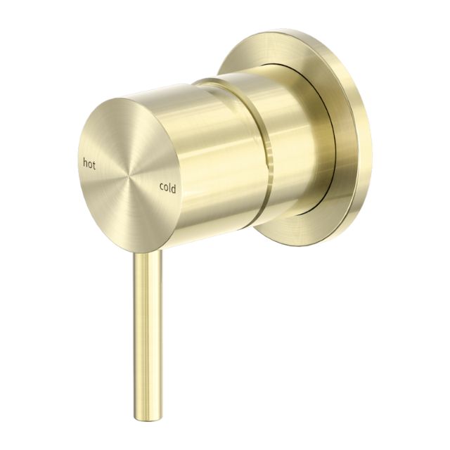 Nero Zen SS316L Shower Mixer Brushed Gold NR162211BG - The Blue Space