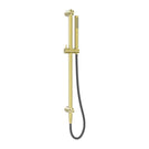 Nero Zen SS316L Shower Rail With Outdoor Shower Hose Brushed Gold NR162205b01BG - The Blue Space