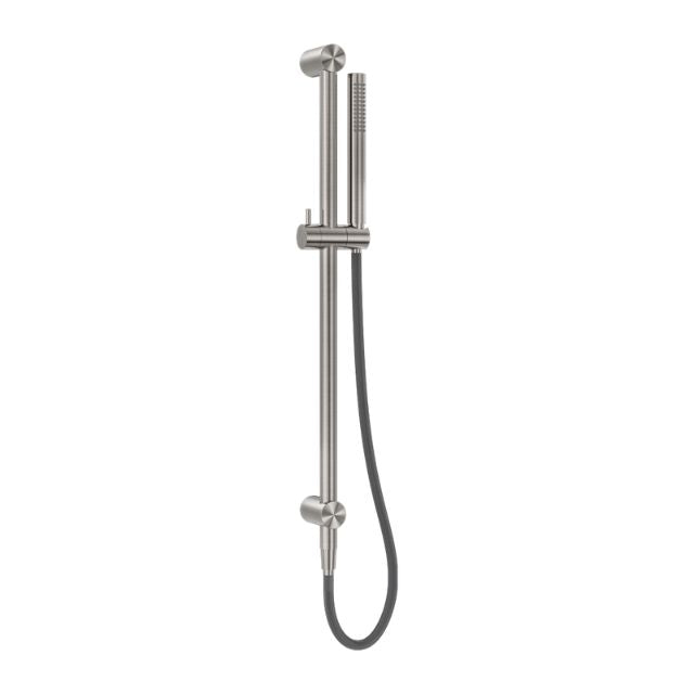 Nero Zen SS316L Shower Rail With Outdoor Shower Hose Brushed Nickel NR162205b01BN - The Blue Space