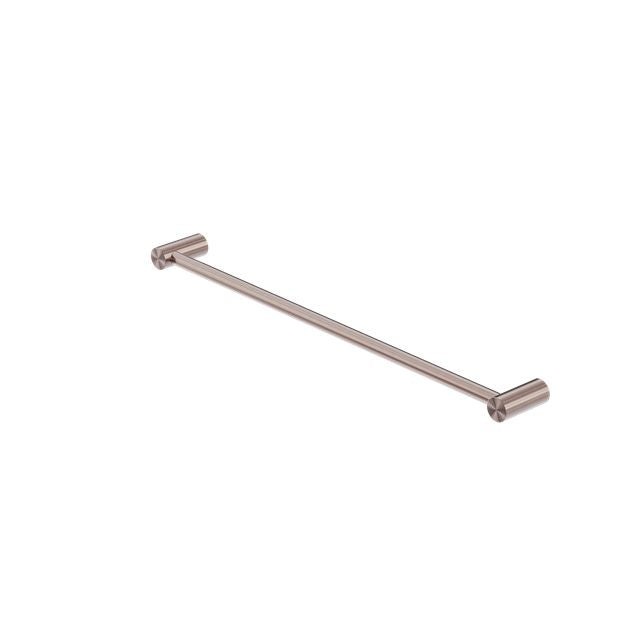 Nero Zen SS316L Single Towel Rail 600mm Brushed Bronze NR1624BZ - The Blue Space