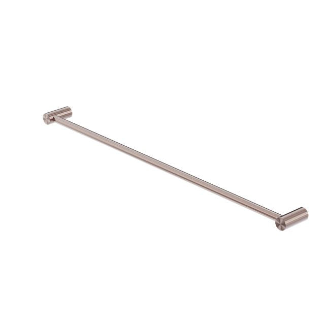 Nero Zen SS316L Single Towel Rail 800mm Brushed Bronze NR1630BZ - The Blue Space