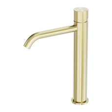 Nero Zen SS316L Tall Basin Mixer Handless Brushed Gold NR162201cBG - The Blue Space