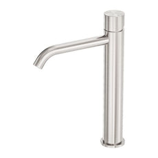 Nero Zen SS316L Tall Basin Mixer Handless Brushed Nickel NR162201cBN - The Blue Space